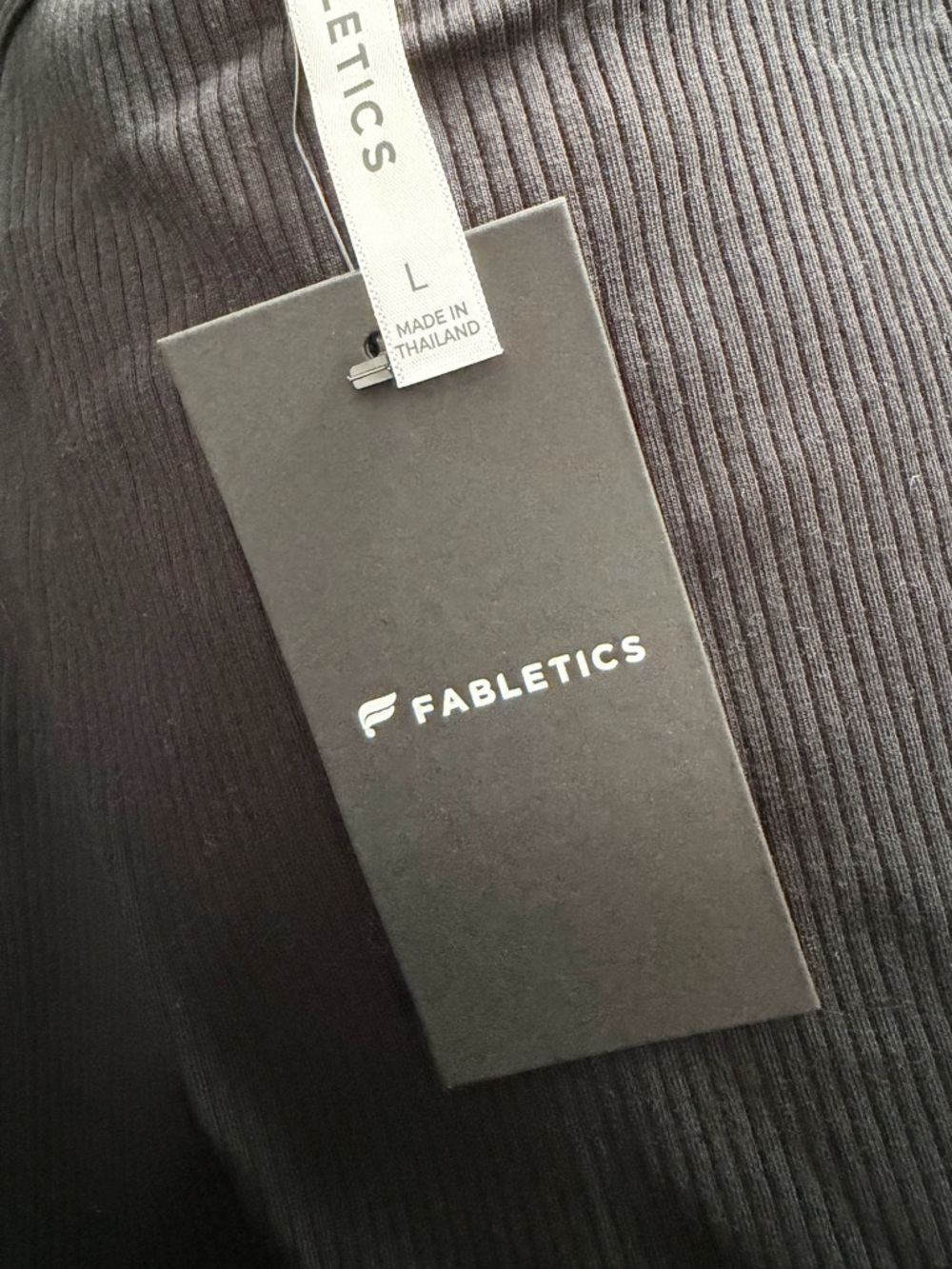 Fabletics Daily Rib Cropped Square Neck Tank - Picture 3 of 3